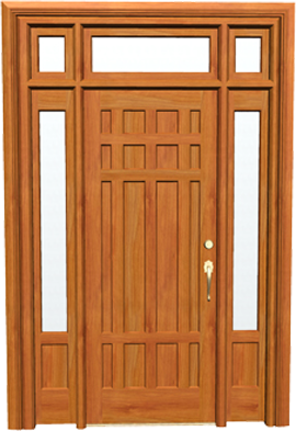 Door and frame 3D model from the 3Dream planner